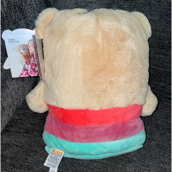 Kids Preferred Rise & Shine Sleepy Stuffs - Plush Stuffed Animal Blanket -Bear - Picture 2 of 6